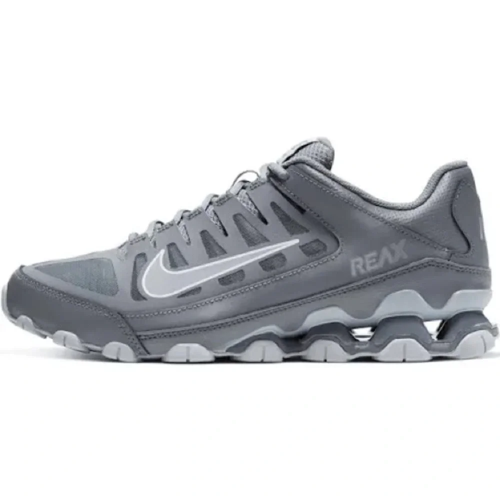 Nike Reax 8 TR Men's Workout Grey Low-Top Sneakers- 9.5